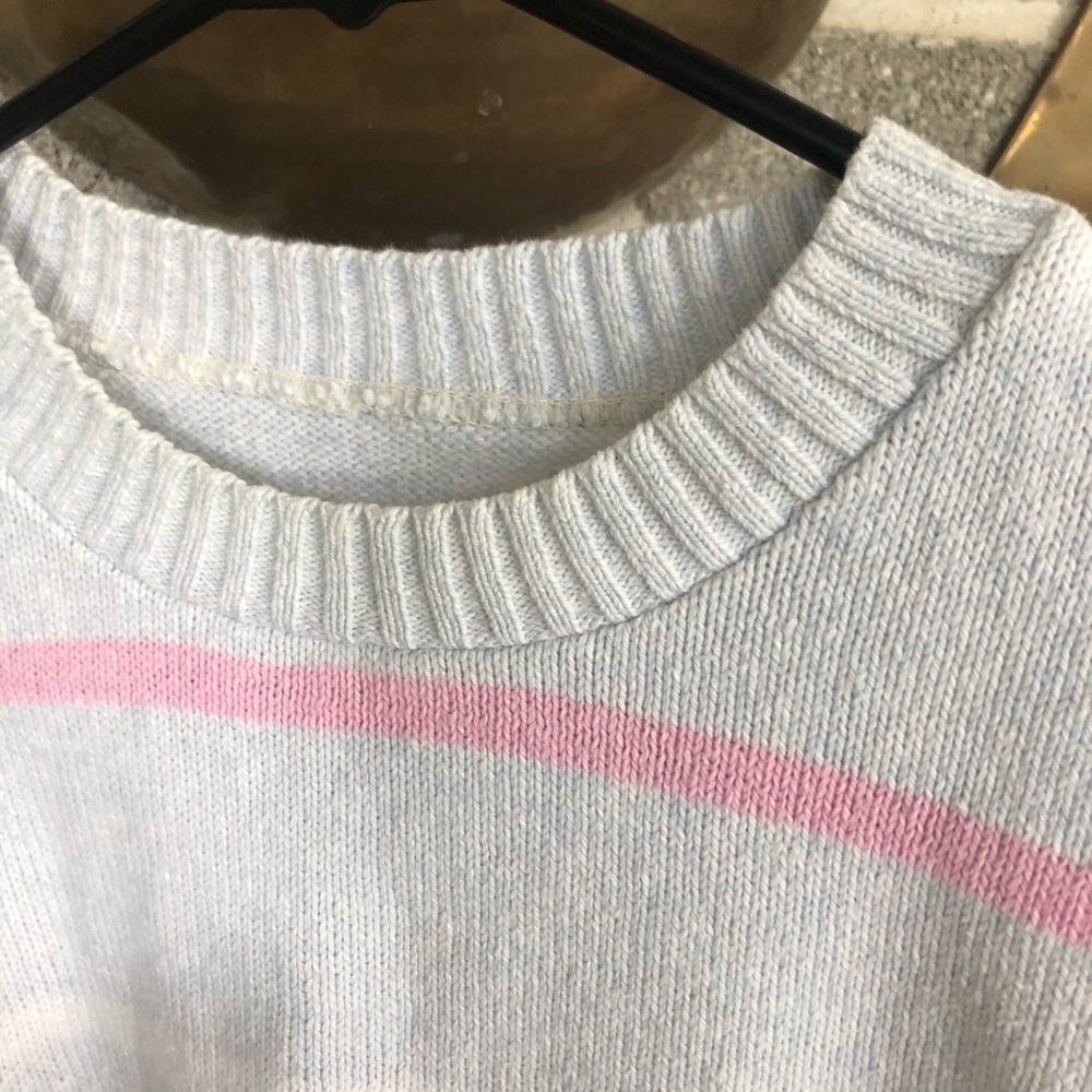 Vintage striped sweater crew neck - Picture 2 of 6